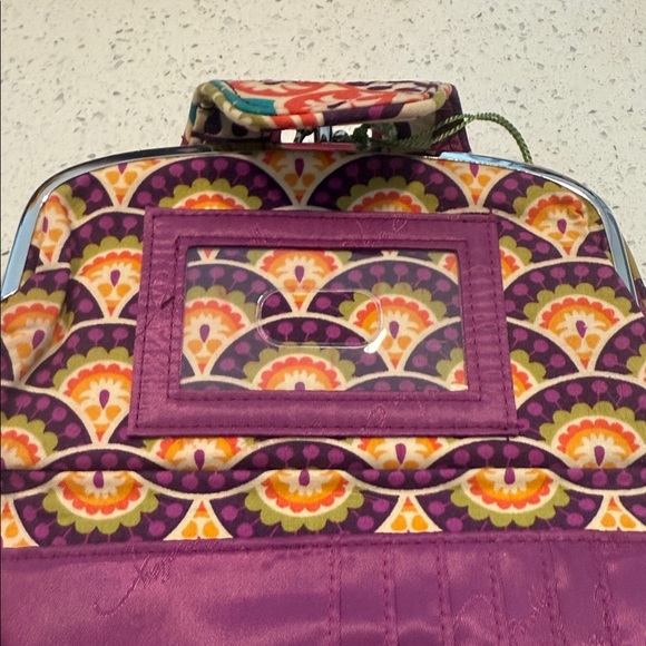 Vera Bradley Colorful Patterned Women's Clutch - Picture 5 of 7